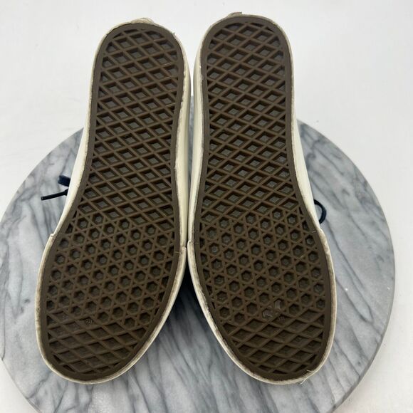 Vans Denim Sneakers Womens 8 Blue Skateboard Shoes Low Top Lace Up Skate Shoe - Picture 7 of 11